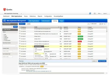 Qualys Cloud Platform Application Management