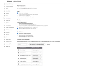 Quickbase Admin Console