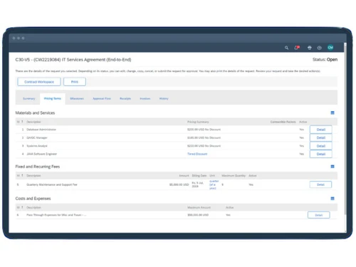 SAP Ariba Contracts Services