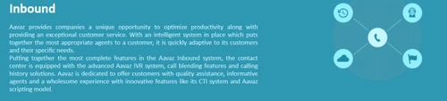 Aavaz Call Center Suite inbound