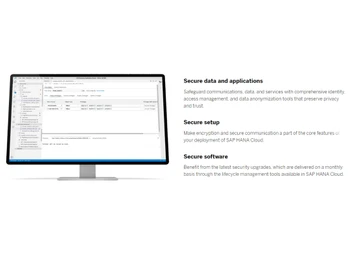 sap hana data security