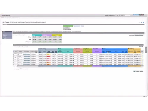 SAP HCM Compensation