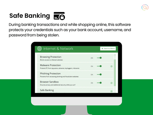 quickheal safe banking