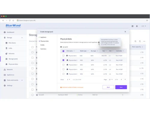starwind hci storage
