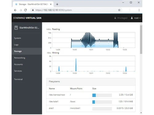Starwind Virtual San Storage