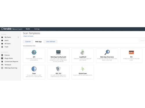 nessus professional templates