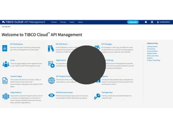 Tibco Cloud API Management Control Center