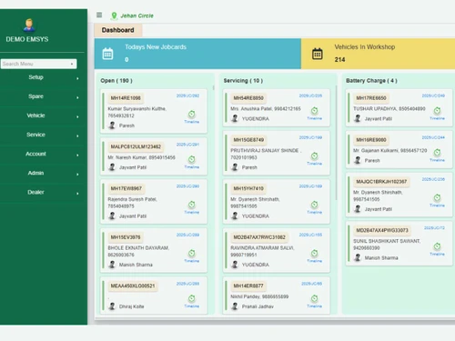 autonet dms dashboard