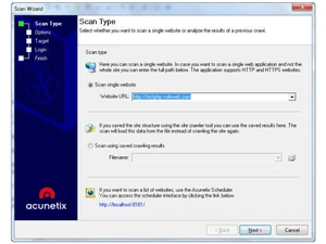 Acunetix Vulnerability Scanner-type