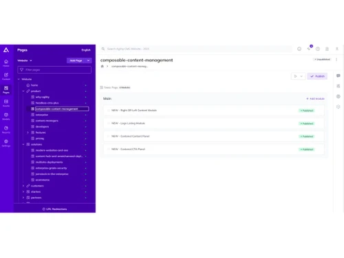 Agility CMS Composable