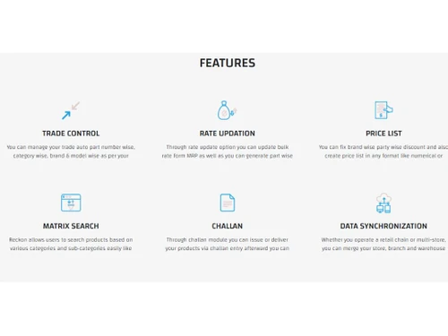 Reckon Sales Automobile trade control