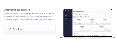 Algolia analytics