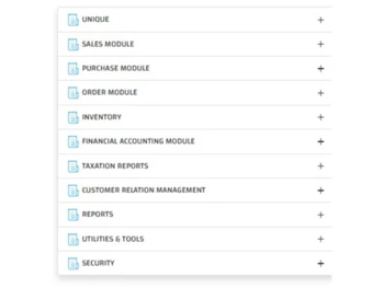 reckon sales modules