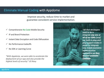 Appdome Eliminate Manual Code