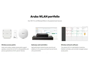 Aruba Wireless WLAN portfolio