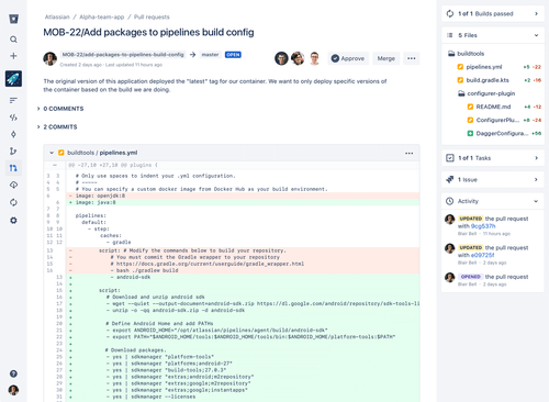 bitbucket code review