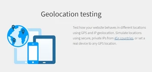 Browserstack geolocation testing