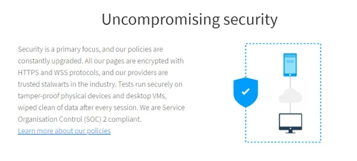 Browserstack security