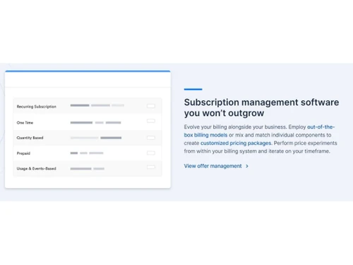 Chargify Subscription management
