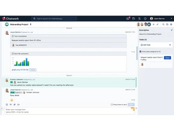 Chatwork chat screen