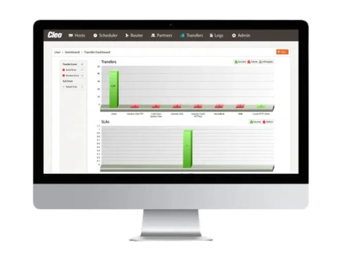 Cleo High Speed File Transfer Visibility
