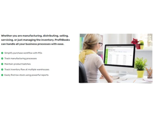 Profitbooks-Track manufacturing process