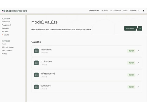 Cohere-model vaults