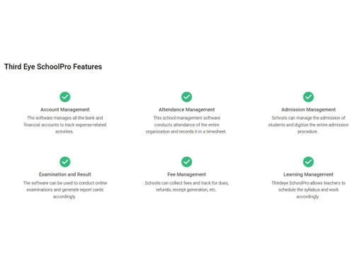 Third Eye SchoolPro features