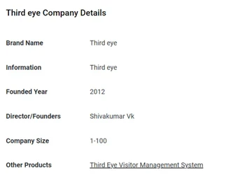 Third Eye SchoolPro specifications
