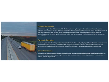 Constellation tms order optimization