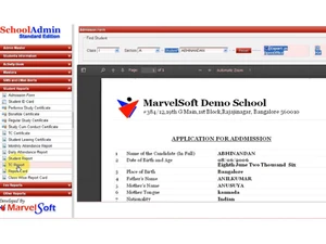 marvelsoft school management demo