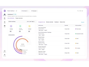 Document360 dashboard