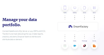 dreamfactory manage your data portfolio