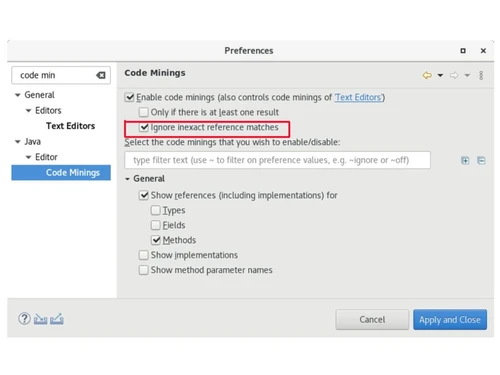 Eclipse IDE-Code Minings