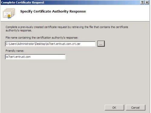 Entrust SSL Certificates Installation