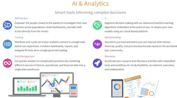 EPIC Healthcare Software ai and analytics