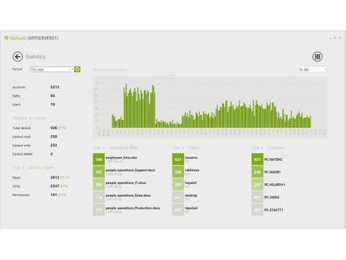 Fileaudit Statistics
