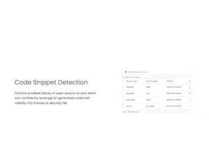 Fossid Snippet Detection