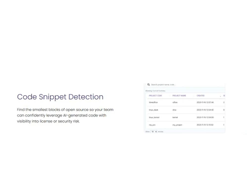 Fossid Snippet Detection