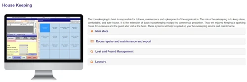 WeltraumSoft PMS house keeping