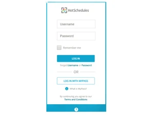 Hotschedules Mobile Interface