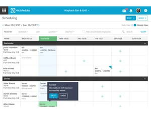 Hotschedules Scheduling