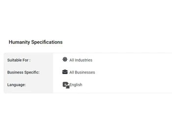 humanity specifications