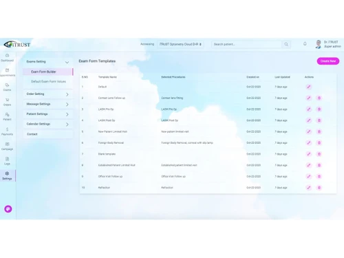iTRUST-templates