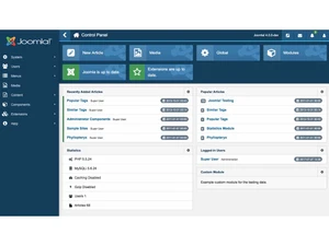 Joomla control panel