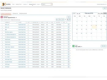 kuebix tms dashboard
