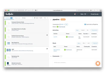 Leadfeeder Pipedrive