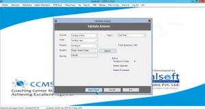 Qualsoft OMR validate answers