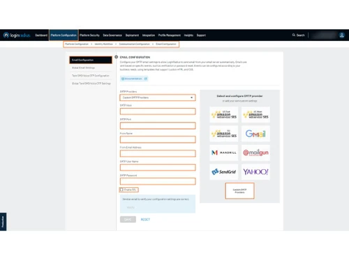 LoginRadius Platform Configuration
