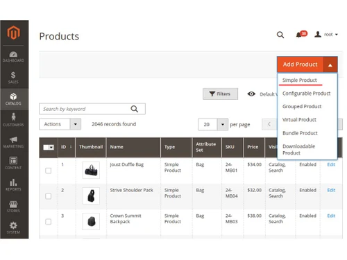 magento sales